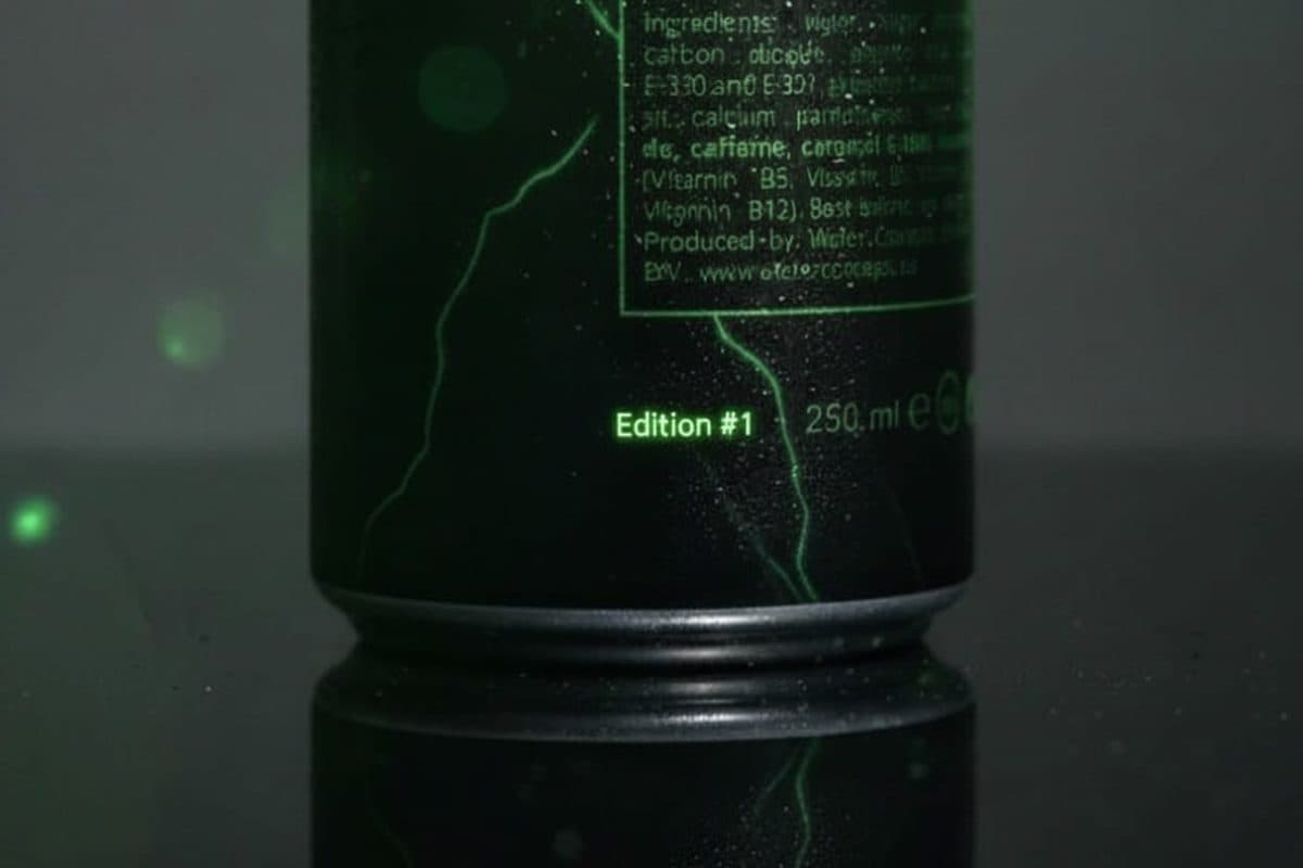 罐身上的第 1 版标记