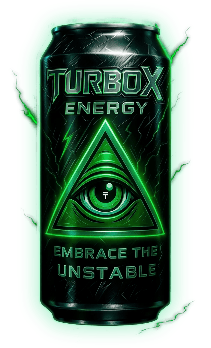 TurboX Energy drink can